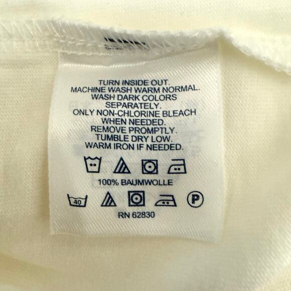 Land's End Long Sleeve Super T-Shirt Men's XL White Basic Undershirt - Picture 4 of 5